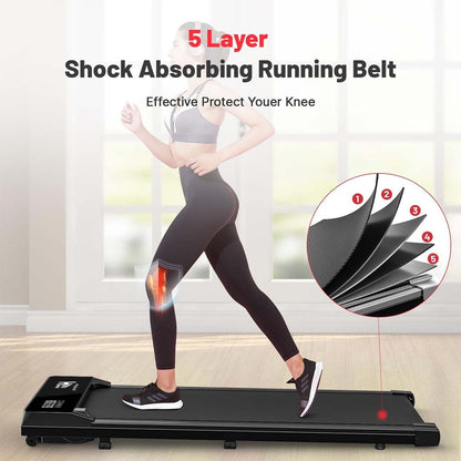 Compact Under Desk Remote Treadmill